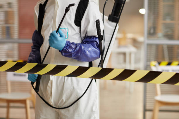 Professional Biohazard technician working in Wellington, TX